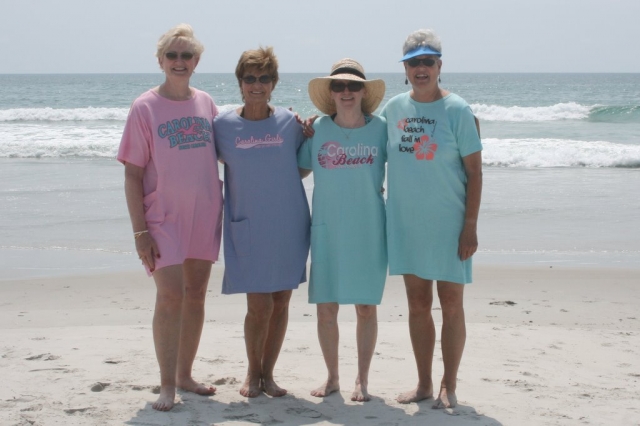 Beach Babes:Ginger Ryan Bevard, Joyce Hartung Formy-Duval, Carol Moore Chattin, Sandy Carson Everly